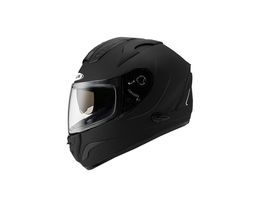 Helm zeus full face sales black